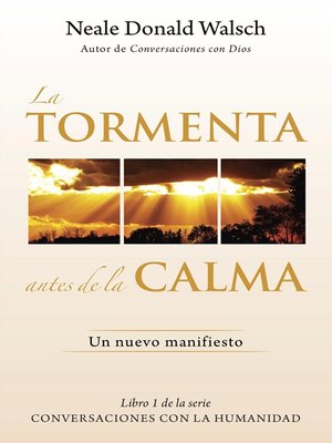 cover image of La tormenta antes de la calma